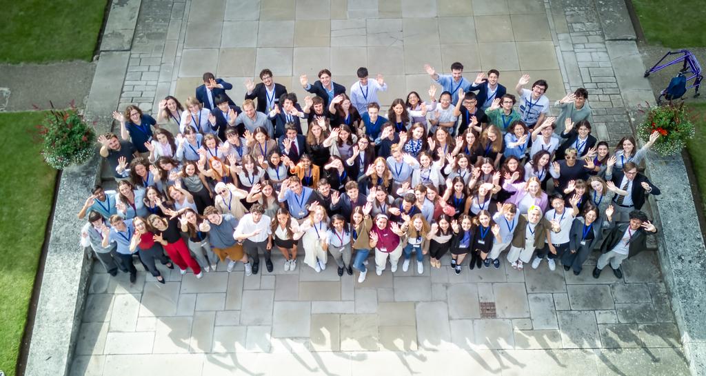 2023 Amgen Scholars group from above